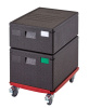 CAMBRO Termokonteineris Cam GoBox, įkraunamas iš viršaus, 600x400 mm, 80L, Juodas, 690x490x(H)370mm EPP4060T300110 | E-gastro