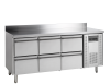 TEFCOLD Šaldymo stalas su stalčiais GN1/1 CK7360 17692 | E-gastro
