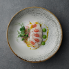 FINE DINE Dubuo Homespun Accents, pilka, ø248 mm, 12 vnt. HAJGEVB91 | E-gastro