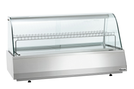 BARTSCHER Šaldoma vitrina 3/1 GN lenktas stiklas, 165 l., 230V/0,46kW 405057 | E-gastro