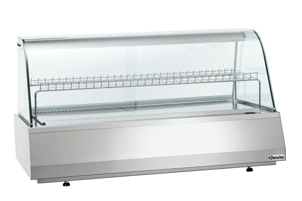 BARTSCHER Šaldoma vitrina 3/1 GN lenktas stiklas, 165 l., 230V/0,46kW 405057 | E-gastro