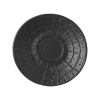 FINE DINE Espresso puodelio lėkštė Crust, juoda, ø120 mm, 6 vnt. 767320 | E-gastro