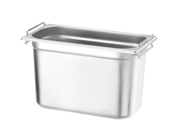 HENDI Konteineris GN 1/2 su rankenėlėmis, Budget Line, 12,5L, 325x265x(H)200mm