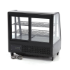 MAXIMA Vitrininis šaldytuvas 100 L 68 cm juodas 09400831 | E-gastro