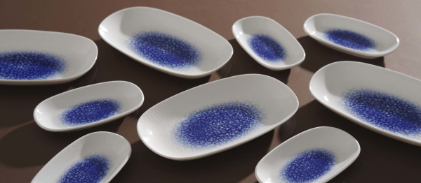 FINE DINE Trikampė lėkštė Serenity, ø260 mm, 6 vnt. 769218 | E-gastro