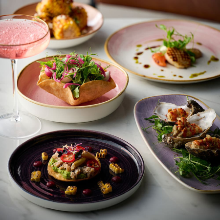 FINE DINE Lėkštė Petal Pink, rožinė,  ø260 mm, 6 vnt. SPPSEV101 | E-gastro