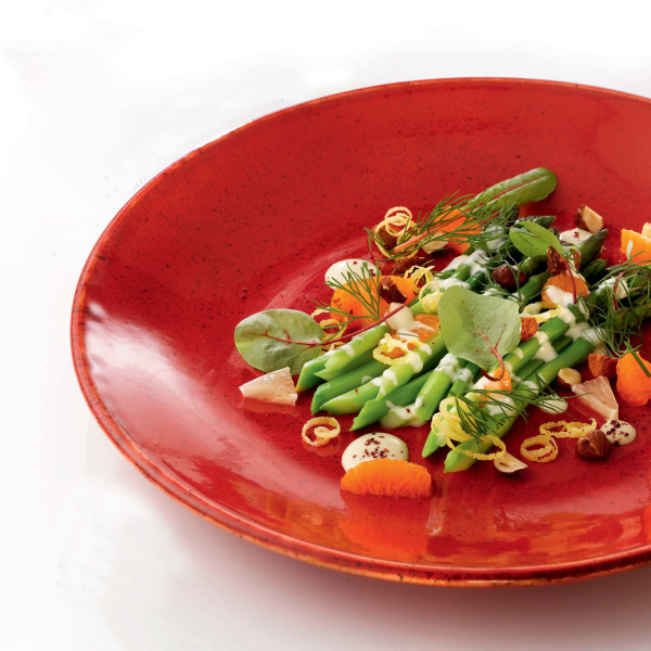 FINE DINE Lėkštė Magma, raudona, ø240 mm, 6 vnt. 04ALM001658 | E-gastro