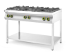 HENDI dujinė viryklė, 6 degikliai, su atviru stovu, Kitchen Line, 28,5kW, 1200x700x(H)900mm 226094 | E-gastro