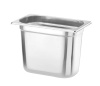 HENDI Konteineris GN 1/4, Profi Line, 5.5 L, nerūdijančio plieno, 265x162x(H)200 mm 801604 | E-gastro