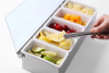 HENDI Ingridientų laikymo dėžė - 5 dalių, 375x140x90 (H) mm 552100 | E-gastro